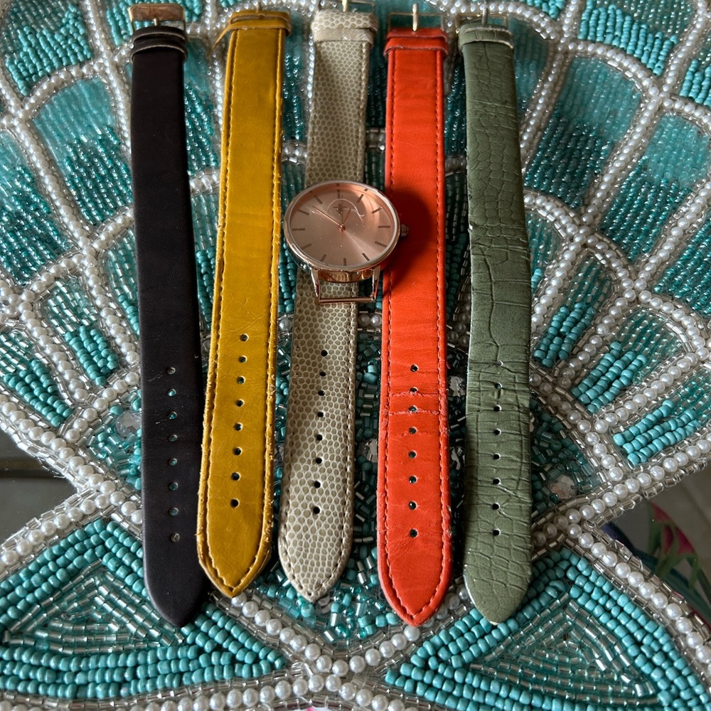 Watch with assorted watch bands